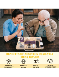 Tablero Ocupacional para Adultos NZNDB - Actividades Sensoriales 10 en 1 2