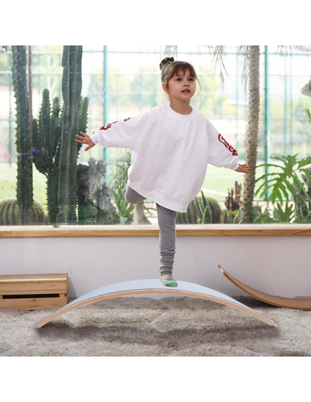 Tabla de Equilibrio de Madera Glintoper 69.85 cm para Niños y Adultos Tabla de Equilibrio de Madera Glintoper 69.85 cm para Niños y Adultos