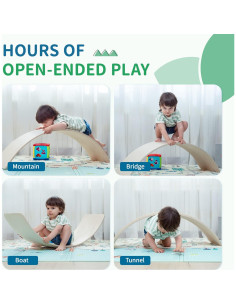 Tabla de Equilibrio OUTREE de Madera para Niños 82.8x29.5cm 2