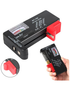 Probador de Baterías VTECHOLOGY BT-168 Universal AA AAA 9V 2