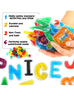 Juguetes Sensoriales Antiestrés LESONG para Autismo - 26 Letras ABC 2