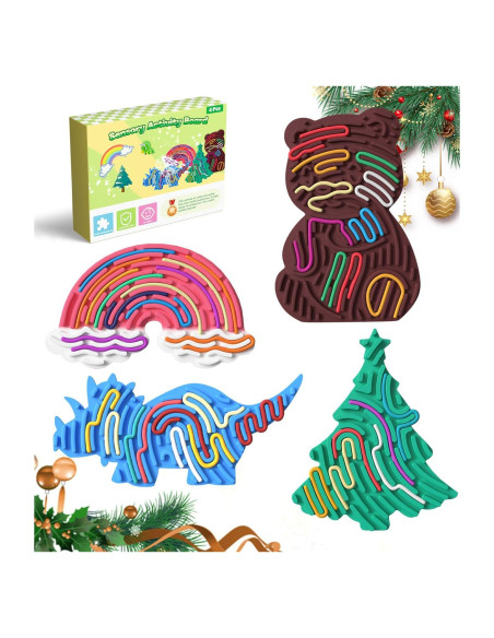 Tablero Sensorial KVRG 4 Piezas para Niños 3+ Años