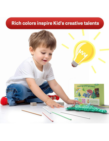 Tablero Sensorial KVRG 4 Piezas para Niños 3+ Años