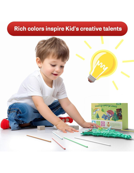 Tablero Sensorial KVRG 4 Piezas para Niños 3+ Años