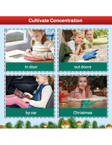 Tablero Sensorial KVRG 4 Piezas para Niños 3+ Años