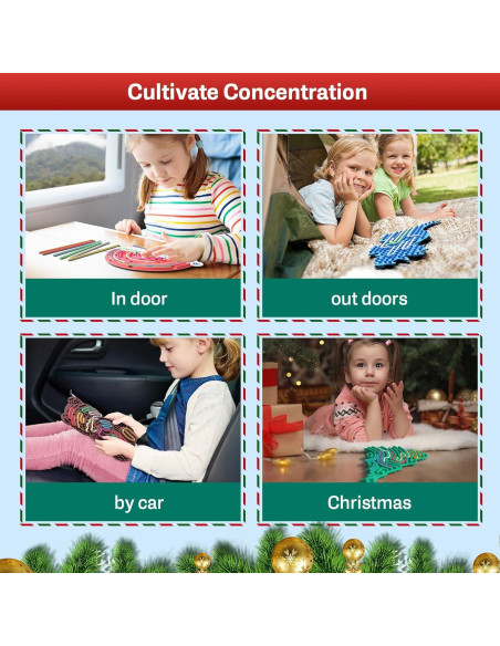 Tablero Sensorial KVRG 4 Piezas para Niños 3+ Años