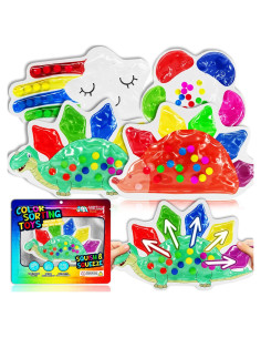 Paquete de 4 Juguetes Sensoriales de Clasificación de Color - Early Explorer Toys