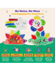 Paquete de 4 Juguetes Sensoriales de Clasificación de Color - Early Explorer Toys 2