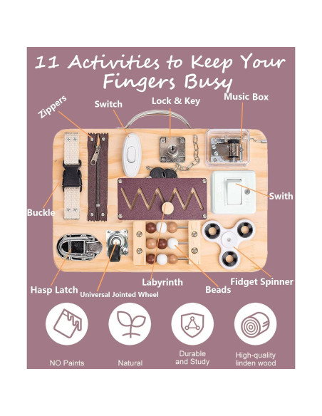 Tablero Ocupacional ZERIFAM para Demencia y Alzheimer 30x20cm