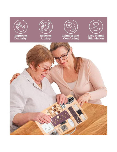 Tablero Ocupacional ZERIFAM para Demencia y Alzheimer 30x20cm