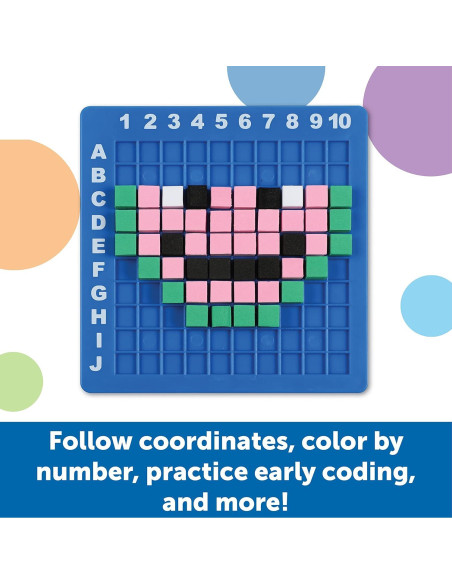 Desafío de Arte Pixel Learning Resources - Juguete STEM 402 Piezas