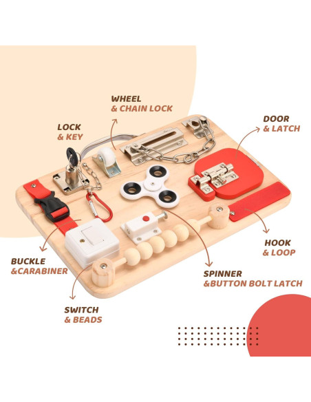 Tablero Ocupado Montessori Potatomato - Juguete Educativo 0.84 kg