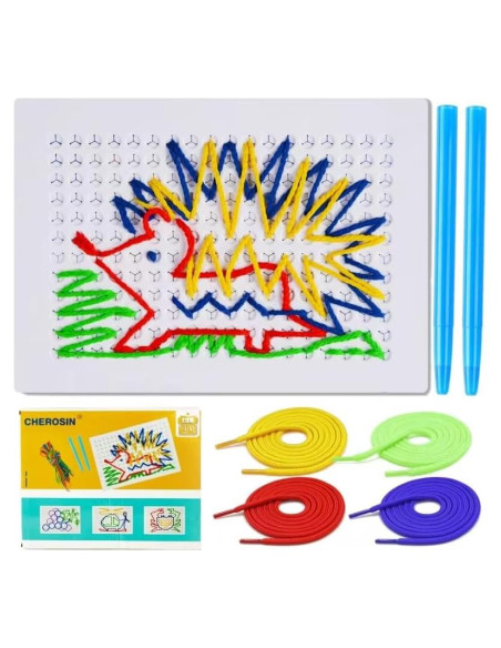 Tablero de Enhebrado Sensorial para Niños - Juguete Educativo Tablero de Enhebrado Sensorial para Niños - Juguete Educativo