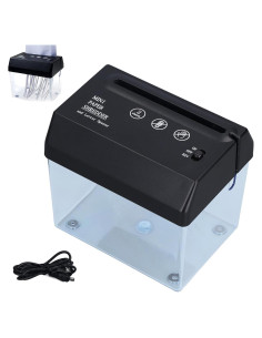 Mini Trituradora de Papel Manual A6 CYTGOUPER USB Portátil
