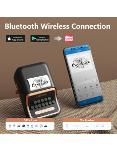 Impresora de Etiquetas Térmica Portátil Prievou WP9520 Bluetooth 2