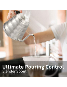 Tetera de Válvula WENEGG 1.2L con Termómetro Acero Inoxidable 2