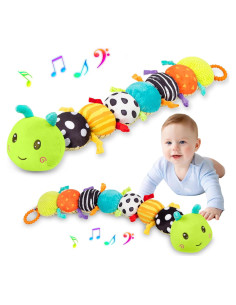 Juguete Musical de Peluche Tohibee Oruga Sensorial 0-18 Meses