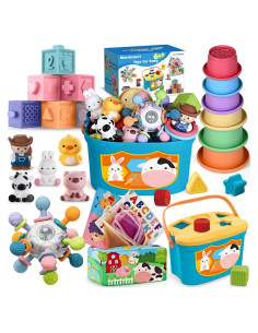 Juego 6 en 1 Juguetes Montessori SpringFlower para Bebés