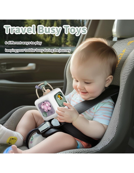 Cubo de Actividades Montessori SOCBTNSO para Bebés 6 meses+