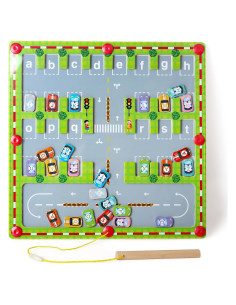 Laberinto Magnético de Aprendizaje del Alfabeto Montessori