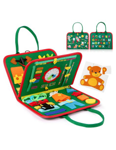 Tablero Ocupado Montessori Hooku 28.5x23.4 cm para Niños 1-3 Años
