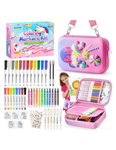 Conjunto de Marcadores Aromatizados CGBOOM 40 Piezas con Estuche