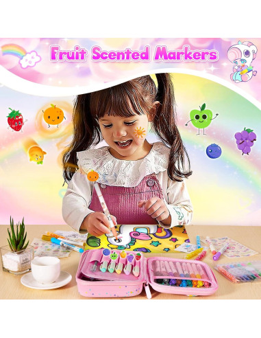 Conjunto de Marcadores Aromatizados CGBOOM 40 Piezas con Estuche