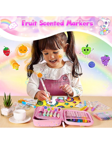 Conjunto de Marcadores Aromatizados CGBOOM 40 Piezas con Estuche