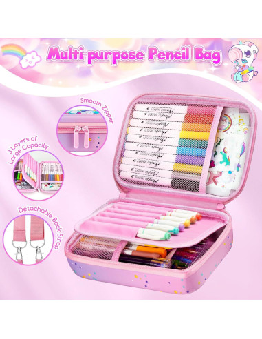 Conjunto de Marcadores Aromatizados CGBOOM 40 Piezas con Estuche