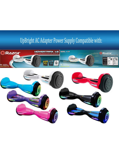 Adaptador AC/DC UpBright 29.4V para Razor Hovertrax 1.5