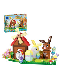 Juego de Bloques de Construcción TAIKONLAB 12 en 1 Conejo de Pascua