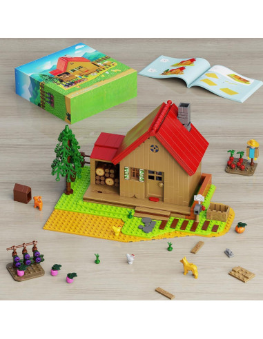 Juguete de Bloques de Construcción Tregoer Casa de Campo 766 Piezas