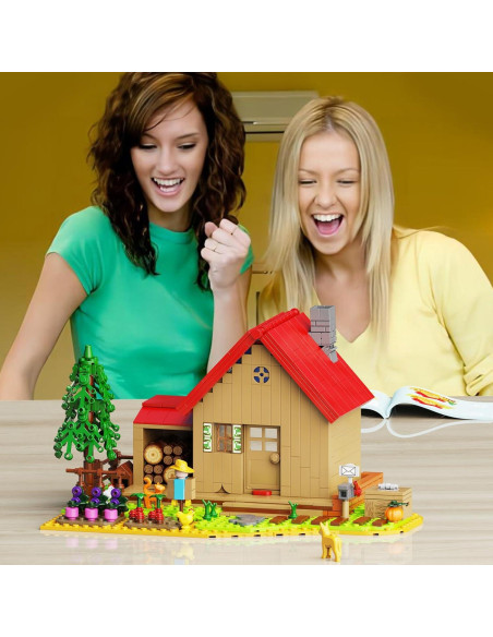 Juguete de Bloques de Construcción Tregoer Casa de Campo 766 Piezas