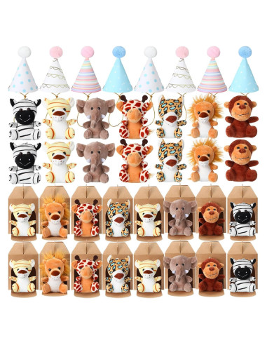 20 Juguetes de Peluche Animales Selva Motionchic Clásico