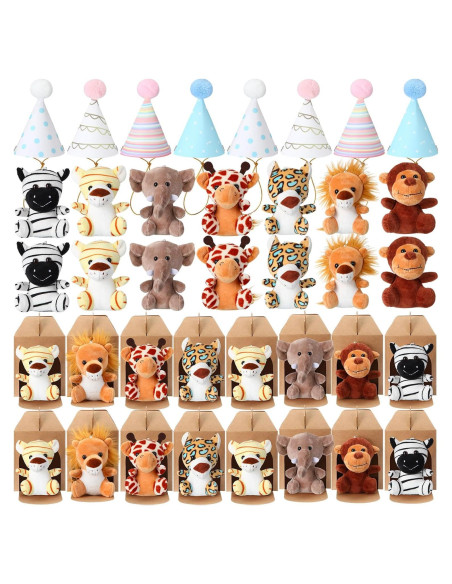 20 Juguetes de Peluche Animales Selva Motionchic Clásico