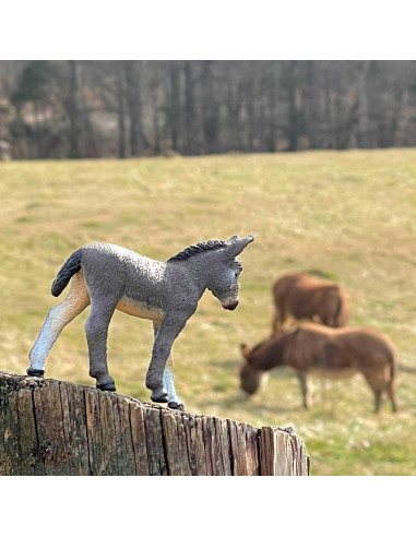 Figura de Burro Safari Ltd. 10 cm - Juguete Educativo para Niños