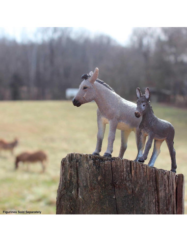 Figura de Burro Safari Ltd. 10 cm - Juguete Educativo para Niños