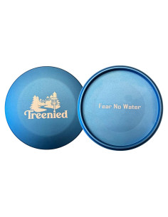 Marcador de Disco de Golf Treenied Mini de Aluminio Azul