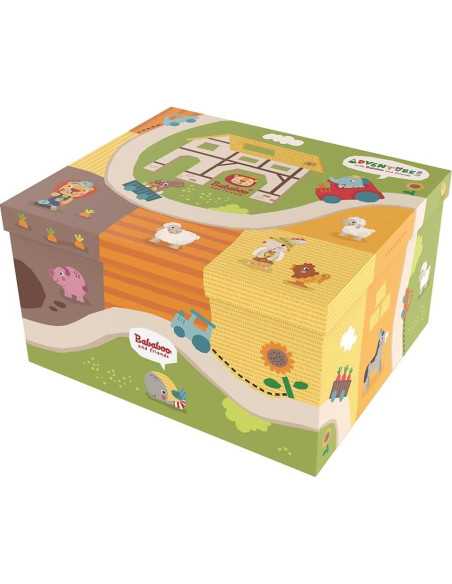 Juego de Granja de Madera Bababoo | 37 Piezas | 2+ Años