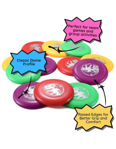 Conjunto de 12 Discos Voladores Liberty Imports 22,86 cm 2