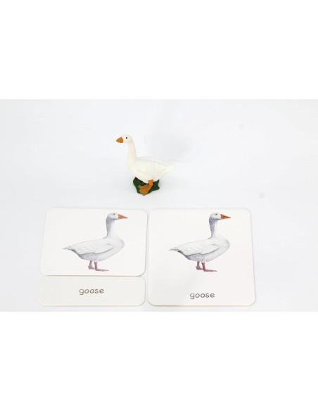 12 Piezas Réplicas Animales de Granja Montessori 1.45 kg