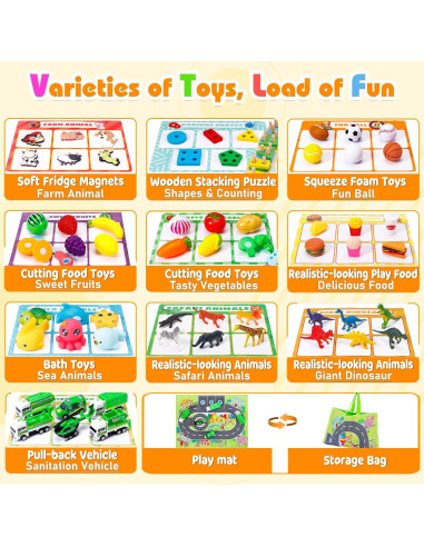 Juguetes Montessori Esjay para Niños de 3 Años - Aprendizaje Divertido