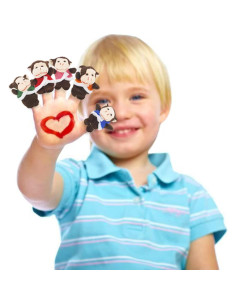 Set de 12 Marionetas de Dedos de Peluche RIY para Niños 2