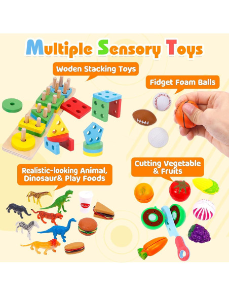 Juguetes Montessori Esjay para Niños de 3 Años - Aprendizaje Divertido Juguetes Montessori Esjay para Niños de 3 Años - Aprendizaje Divertido