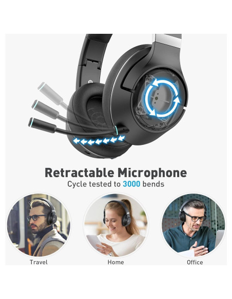 Auriculares Inalámbricos COOSII H300 Bluetooth con Micrófono Auriculares Inalámbricos COOSII H300 Bluetooth con Micrófono