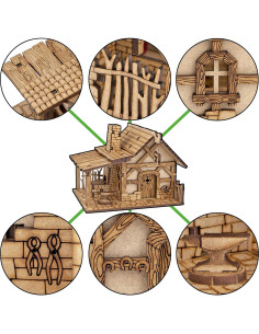 Terreno Modular D&D TowerRex Smithy 13x10.5x10.7cm 2