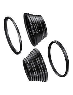 Juego de 18 Adaptadores de Filtro K&F Concept para Lentes