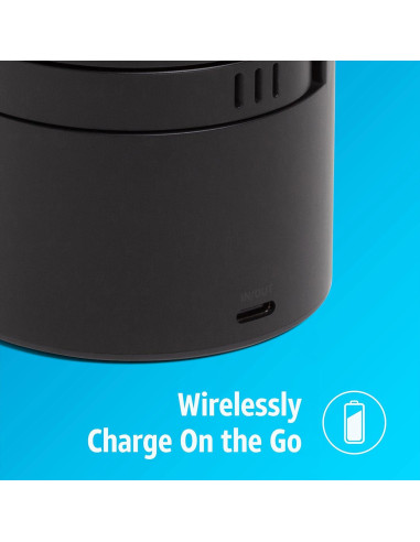 Cargador Inalámbrico 3-en-1 AT&T Power Drum Qi2 Negro