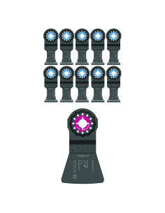 Cuchillas oscilantes Bosch Starlock de carburo para metal - 11 piezas