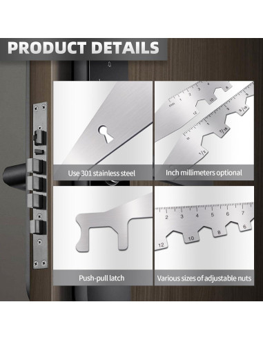 Juego de Llave Multifuncional DRAINJH de Acero Inoxidable - 2 Piezas